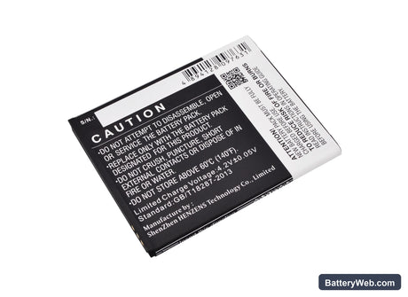 KAZAM Trooper2 5.0 Replacement Battery, 3.7V, 2000mAh, Li-ion 4