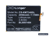 KAZAM Tornado 348 Replacement Battery, 3.8V, 2050mAh, Li-ion 1