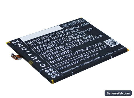KAZAM Tornado 348 Replacement Battery, 3.8V, 2050mAh, Li-ion 4
