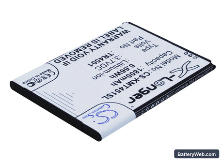 Archos 50 Titanium 4G Replacement Battery, 3.7V, 1800mAh, Li-ion 2