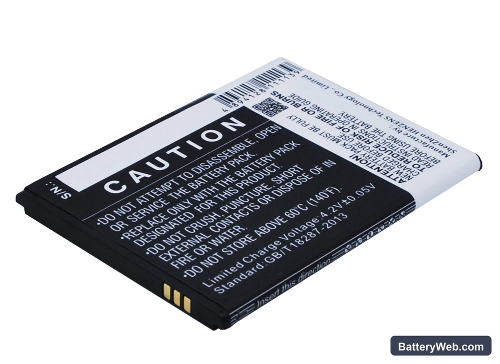 Archos 50 Titanium 4G Replacement Battery, 3.7V, 1800mAh, Li-ion 3