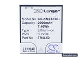 KAZAM Trooper 450L Replacement Battery, 3.7V, 2000mAh, Li-ion 5