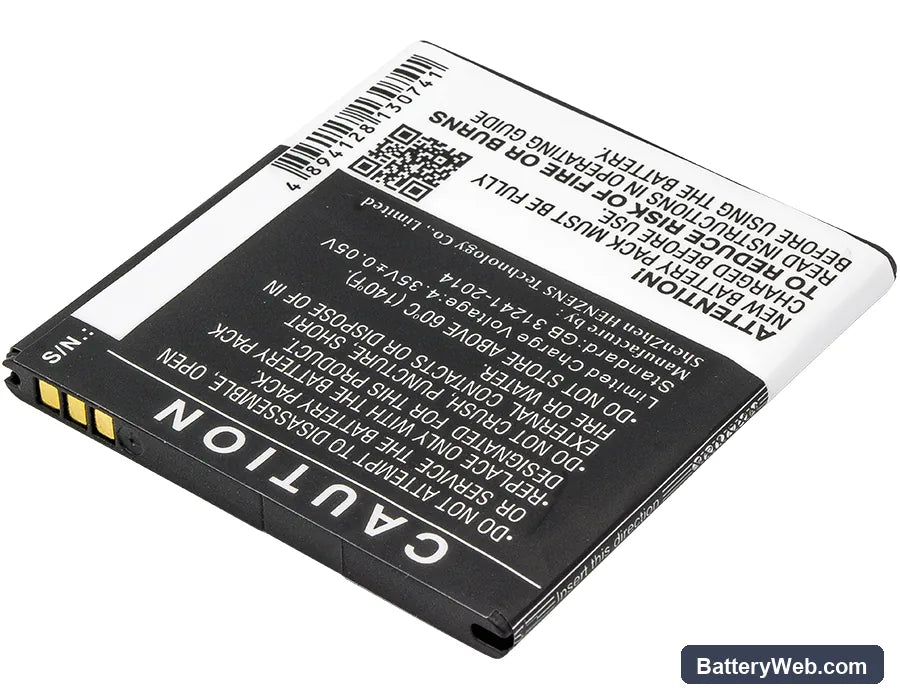 KAZAM Trooper 540 Replacement Battery, 3.8V, 1700mAh, Li-Polymer 3