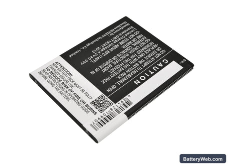 KAZAM TV 4.5 Replacement Battery, 3.7V, 1800mAh, Li-ion 3