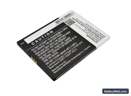 KAZAM TV 4.5 Replacement Battery, 3.7V, 1800mAh, Li-ion 4