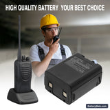 Kenwood TK-25A Replacement Battery, 7.2V, 700mAh, Ni-MH 6
