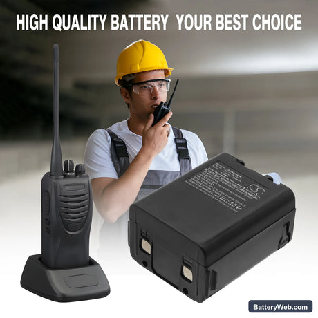 Kenwood TK-25A Replacement Battery, 7.2V, 700mAh, Ni-MH 6