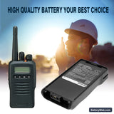 Kenwood TK-3140 Replacement Battery, 7.2V, 2100mAh, Ni-MH 6