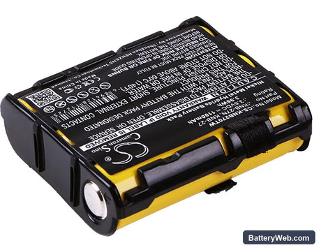 Kenwood TK-3130 Replacement Battery, 3.6V, 1100mAh, Ni-MH 2