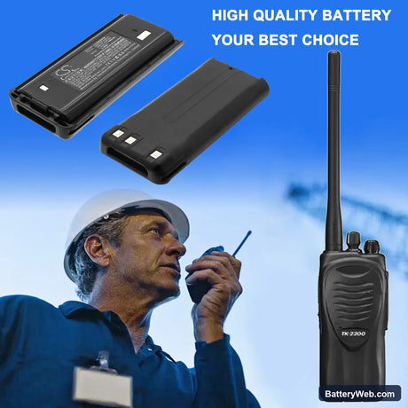 Kenwood TK-2200 Replacement Battery, 7.2V, 1800mAh, Ni-MH 6