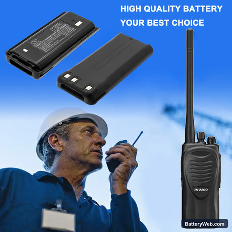 Kenwood TK-2200 Replacement Battery, 7.2V, 2500mAh, Ni-MH 6
