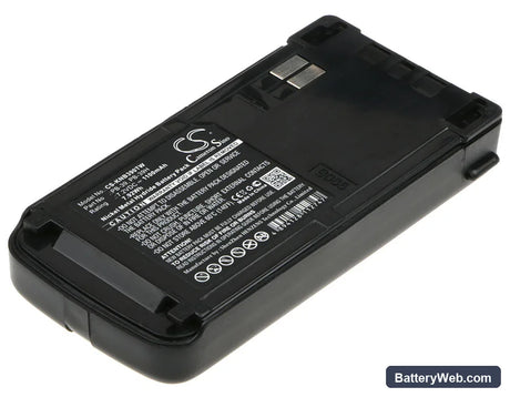 Kenwood TH-D7A Replacement Battery, 7.2V, 1100mAh, Ni-MH 1