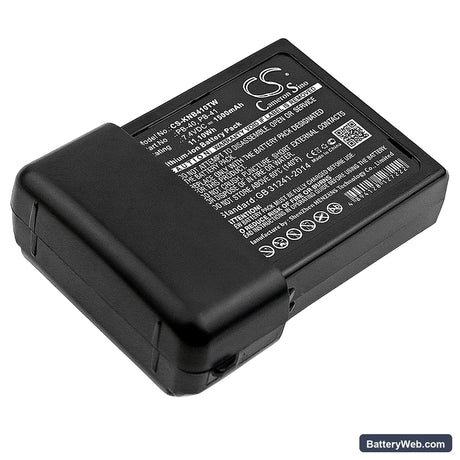 Kenwood TK-2118 Replacement Battery, 7.4V, 1500mAh, Li-ion 1