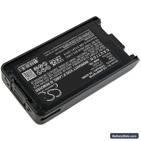Kenwood TK-2140 Replacement Battery, 7.4V, 3300mAh, Li-ion 2