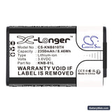 Kenwood NX-P500 Replacement Battery, 3.6V, 2350mAh, Li-ion 3