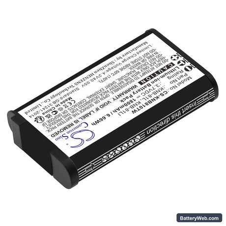 Kenwood NX-P500 Replacement Battery, 3.7V, 1800mAh, Li-ion 2