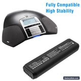 Avaya B169 Replacement Battery, 7.4V, 6800mAh, Li-ion 6