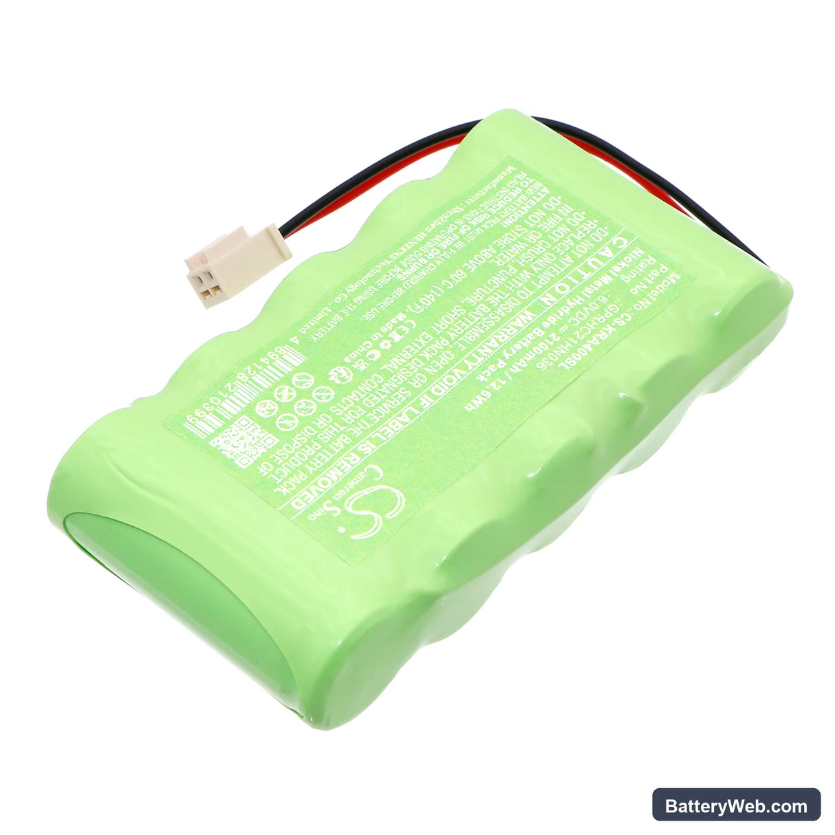 KERN EW-N/EG-N Replacement Battery, 6V, 2100mAh, Ni-MH 2