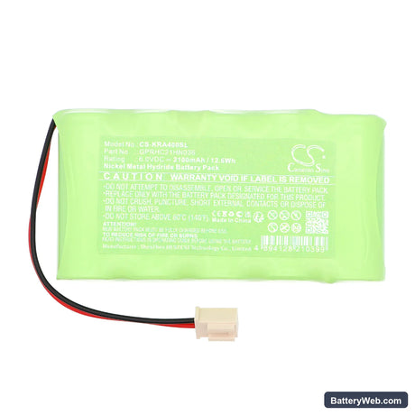 KERN EW-N/EG-N Replacement Battery, 6V, 2100mAh, Ni-MH 3