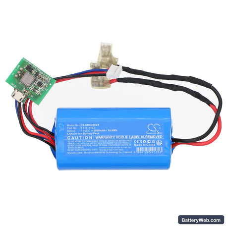 Karcher CVH 2 Replacement Battery, 7.4V, 2000mAh, Li-ion 3