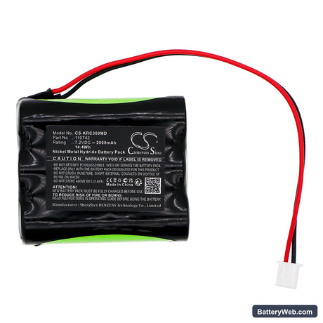 Kern Chair scale MCC300K100M Replacement Battery, 7.2V, 2000mAh, Ni-MH 3