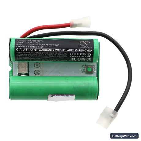 Karcher EDI 4 Replacement Battery, 7.4V, 2500mAh, Li-ion 5