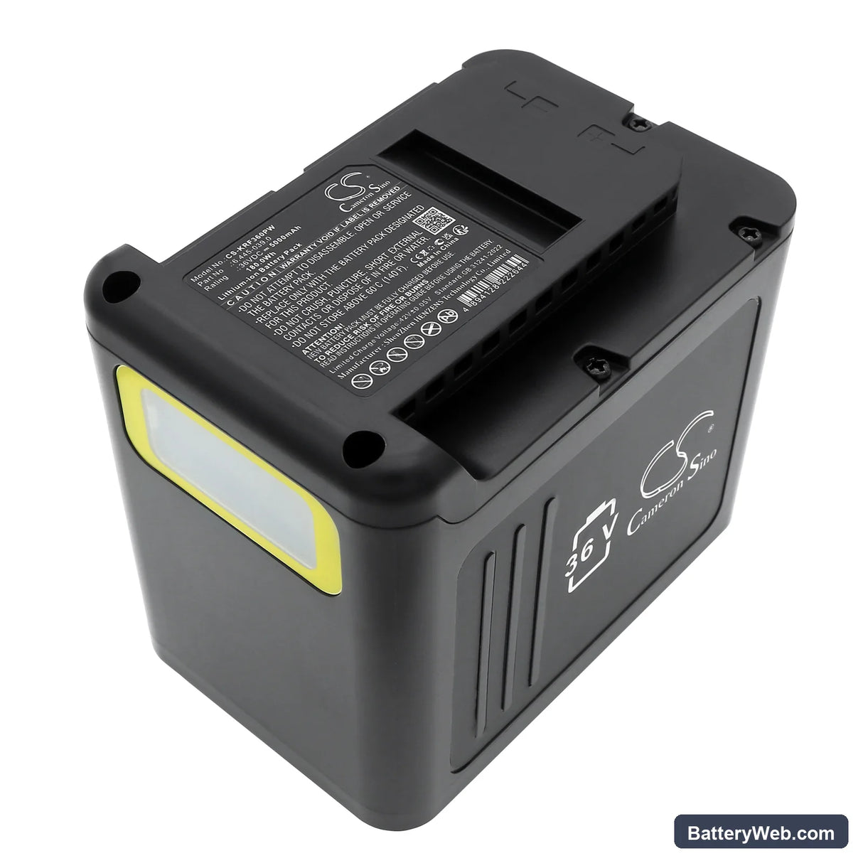 Karcher Cordless lawn mower LMO 36-40 Replacement Battery, 36V, 5000mAh, Li-ion 1
