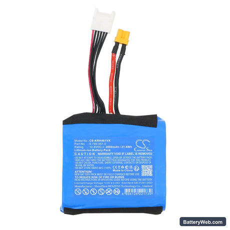 Karcher Replacement Battery, 10.8V, 2000mAh, Li-ion 3