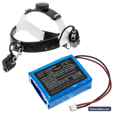 KARL STORZ Surgical Headlight Replacement Battery, 3.7V, 1000mAh, Li-Polymer 6