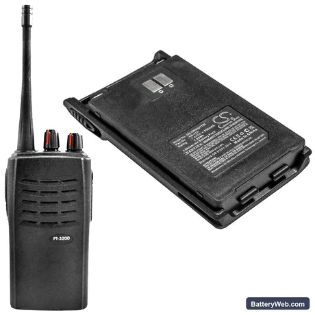 Kirisun PT-3200 Replacement Battery, 7.4V, 950mAh, Li-ion 6