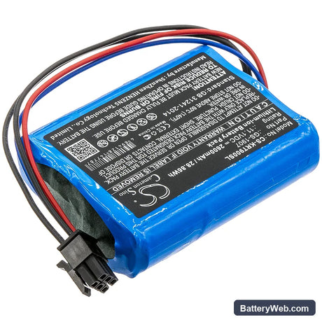 Kronos InTouch 9000 Replacement Battery, 11.1V, 2600mAh, Li-ion 2