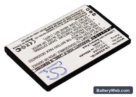 Sanyo IS01 Replacement Battery, 3.7V, 650mAh, Li-ion 2