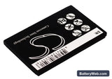 Sanyo IS01 Replacement Battery, 3.7V, 650mAh, Li-ion 4