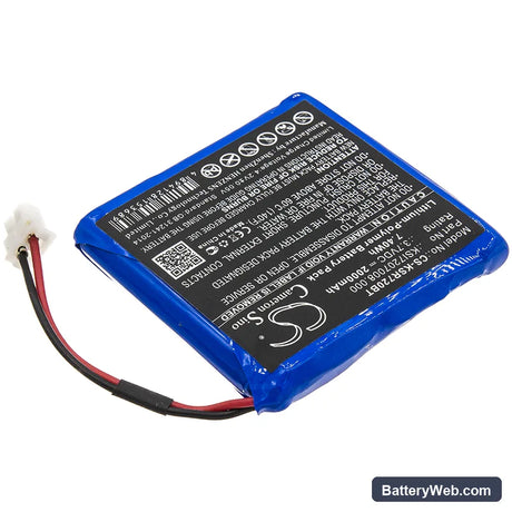 Ksenia Radius Indoor Siren Replacement Battery, 3.7V, 2000mAh, Li-Polymer 2