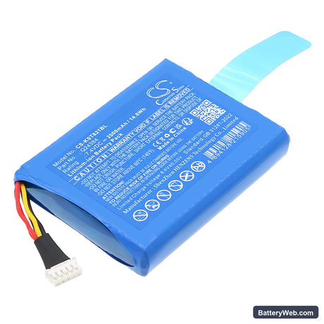 Szzt KS8210 Replacement Battery, 7.4V, 2000mAh, Li-ion 1