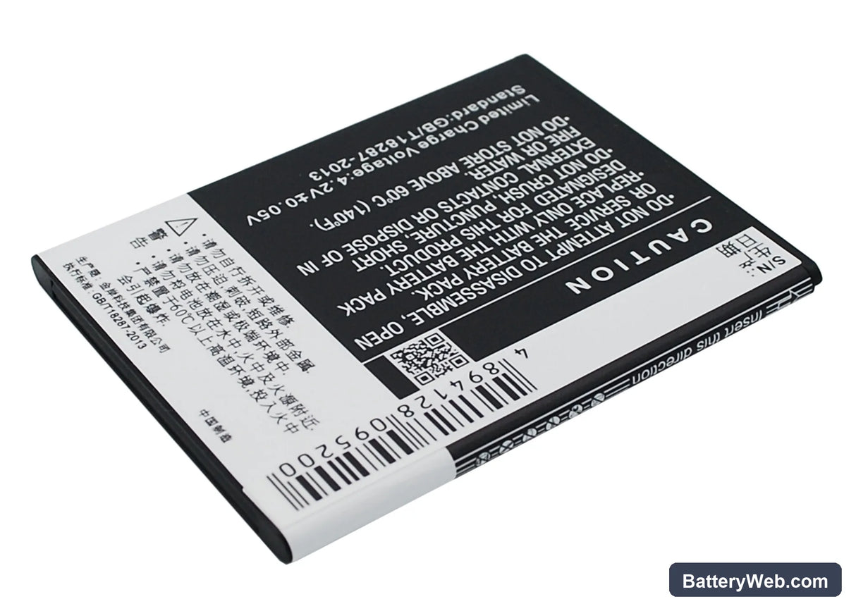 K-Touch T93 Replacement Battery, 3.7V, 2200mAh, Li-ion 4