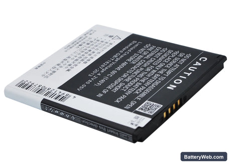 Highscreen Omega Q Replacement Battery, 3.7V, 1600mAh, Li-ion 3