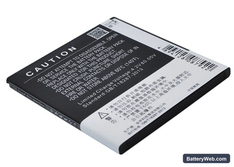 Highscreen Omega Q Replacement Battery, 3.7V, 1600mAh, Li-ion 4