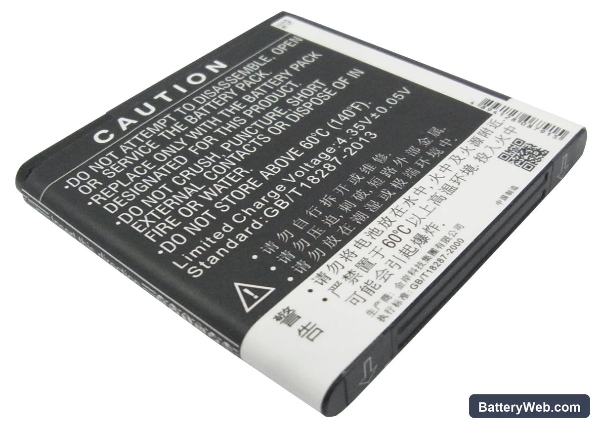 BLU Tank 4.5 Replacement Battery, 3.8V, 1550mAh, Li-ion 4