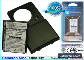 LG KU990 Replacement Battery, 3.7V, 1600mAh, Li-ion 1