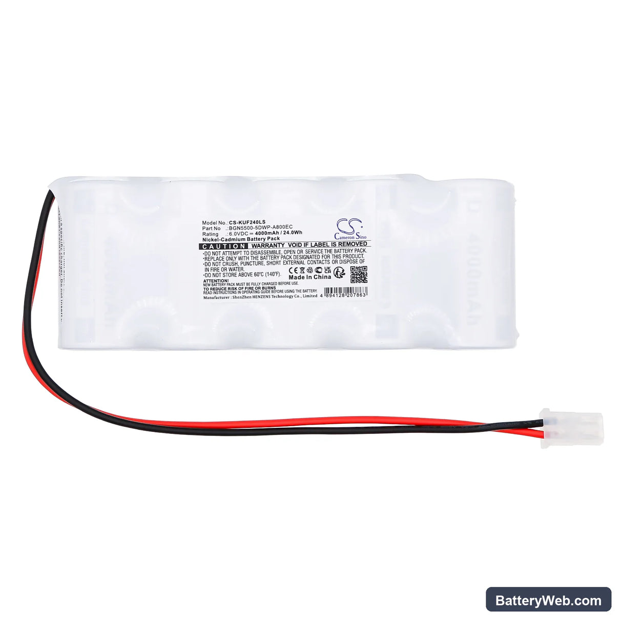 Kaufel 002150 Replacement Battery, 6V, 4000mAh, Ni-CD 3