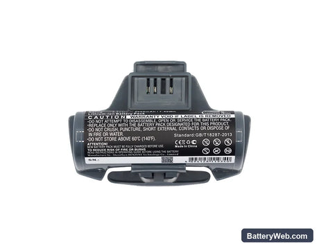 Karcher WV5 Replacement Battery, 3.7V, 2000mAh, Li-ion 5