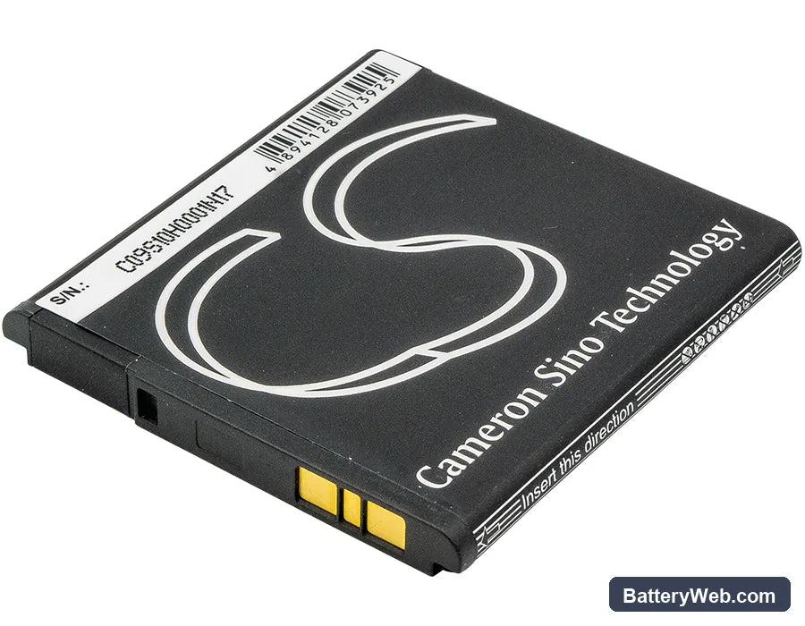 Kyocera E6710 Replacement Battery, 3.7V, 1650mAh, Li-ion 3