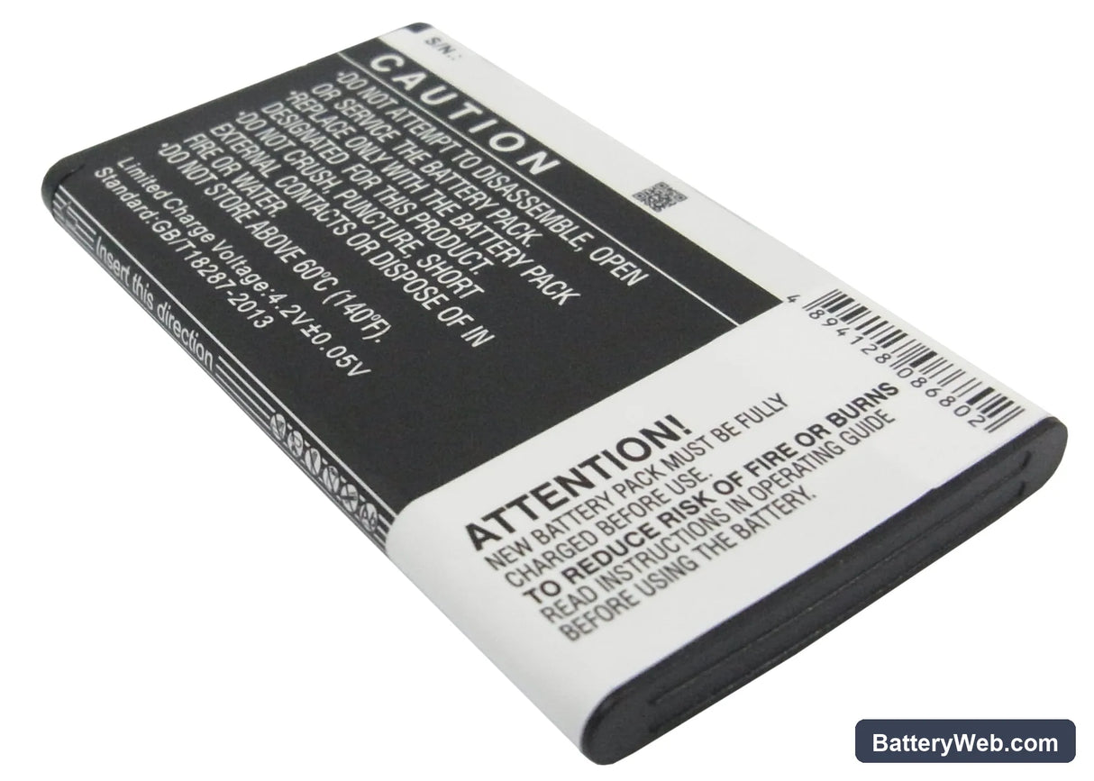 Kyocera Hydro Vibe Replacement Battery, 3.7V, 1350mAh, Li-ion 4