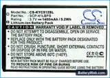 Kyocera Milano Replacement Battery, 3.7V, 1400mAh, Li-ion 5