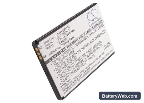 Sprint Rise Replacement Battery, 3.7V, 1200mAh, Li-ion 5