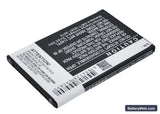 Kyocera Hydro Replacement Battery, 3.7V, 1500mAh, Li-ion 5