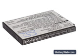 Kyocera Hydro Elite Replacement Battery, 3.7V, 1500mAh, Li-ion 2