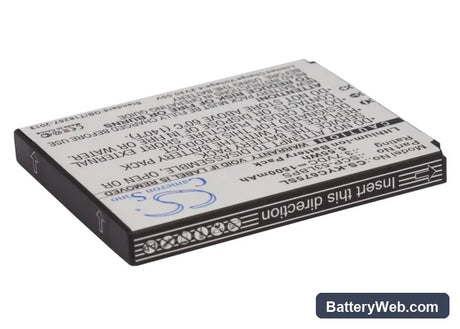 Kyocera Hydro Elite Replacement Battery, 3.7V, 1500mAh, Li-ion 2