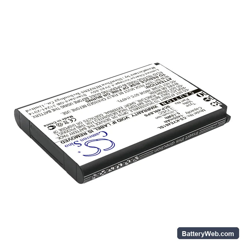 Kyocera DuraXV LTE Replacement Battery, 3.7V, 1400mAh, Li-ion 2